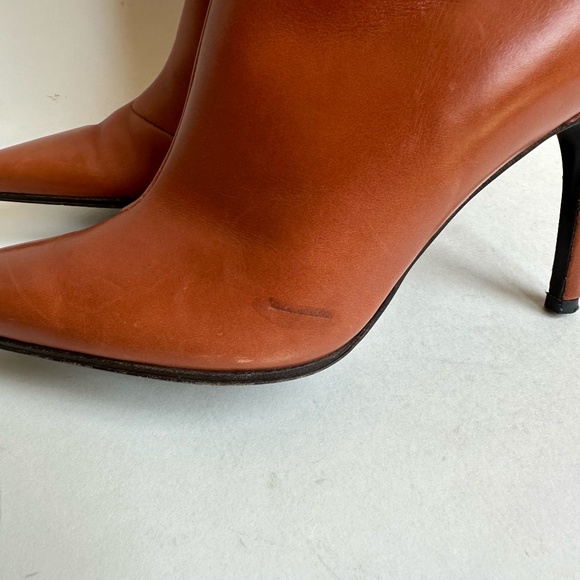 Dolce & Gabbana cognac colour leather knee high boot - Picture 5 of 8